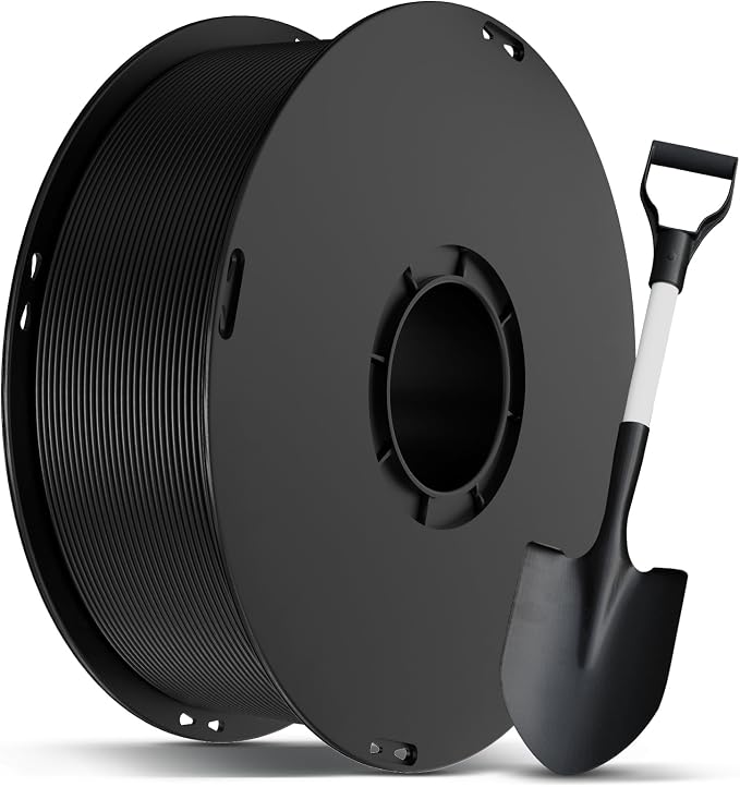 ANYCUBIC ABS Filament 1.75mm, High Strength and Toughness, 3D Printer Filament Dimensional Accuracy +/- 0.02mm, 1KG Spool (2.2 lbs), Black