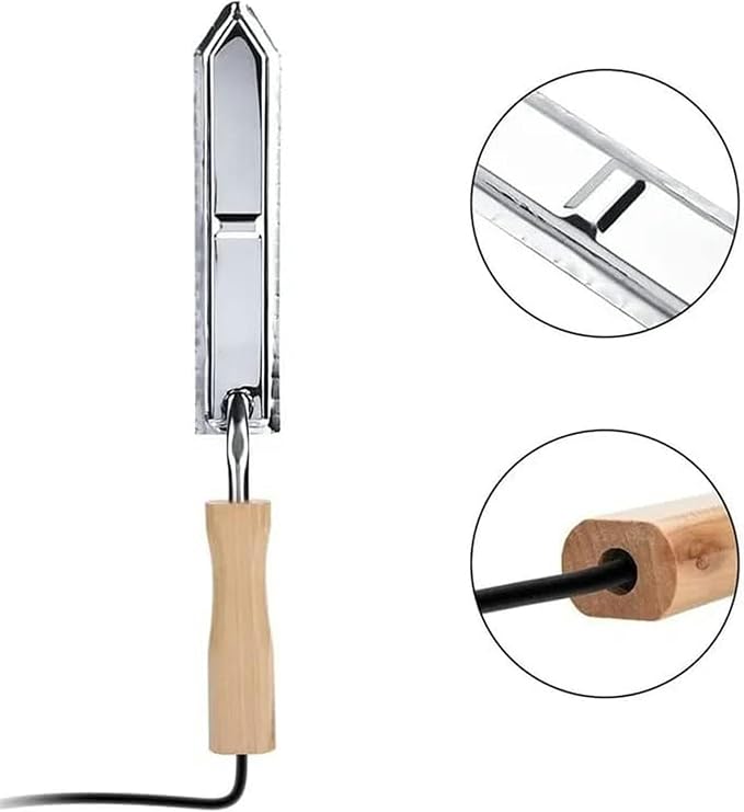 Electric Honey Uncapping Knife, Stainless Steel Electric Heat Thermostat Scraping Honey Extractor, Honey Wax Scraper Honey uncapping Cutter Tool for Beekeeper bee Keeper