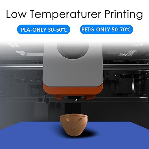 HzdaDeve Kobra X Cool Build Plate for Kobra 4/Kobra S1 Low Temperature Cold Build Plate Double Sided Smooth Board Sheet Bed PEI Platform for Anycubic 3D Printer (No Heating/No Glue)