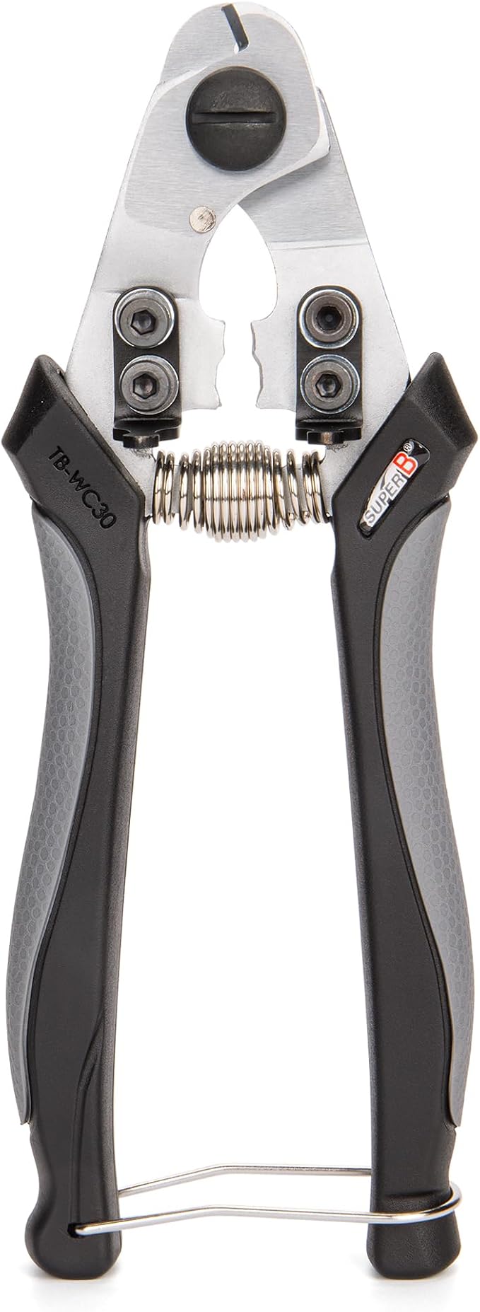 Super B Heavy Duty Cable Cutters - Precision Wire and Cable Cutting with Crimping, Housing End Forming & Quick Link Tool for Bicycles - Ergonomic Grip, Spring-Loaded Design (TB-WC31)