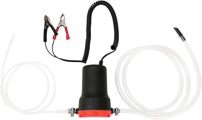 Performance Tool W54170 Oil Change Pump Extractor 12v 80W Oil Extractor Pump Diesel Fluid Transfer Pump, Oil Quick Changer for Car, Boat, Marine, Motorbike, Truck, RV, ATV