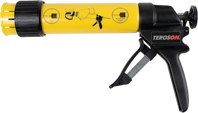 ヘンケルジャパン(Henkel Japan) TEROSON ET Staku Pistol, Cartridge Gun for Single Cartridges (290ml, 300ml, 310ml) and Easy Application, 1x Caulking Tool
