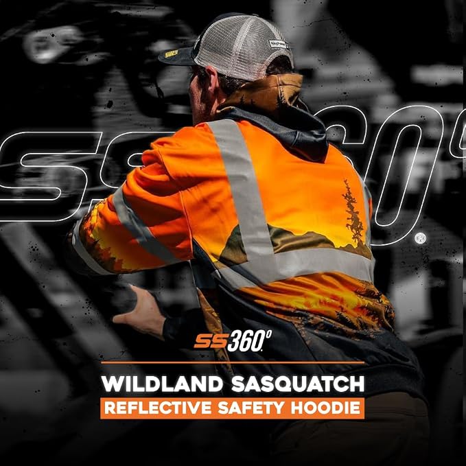 SafetyShirtz SS360 ANSI Class 3 Type R Graphic Hoodie