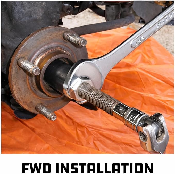 Powerbuilt Master Hub Puller Tool Set, Remove and Install Car Wheel Hubs and Axels, Ford and Mercury, Front-Wheel or Rear-Wheel Vehicles - 648608