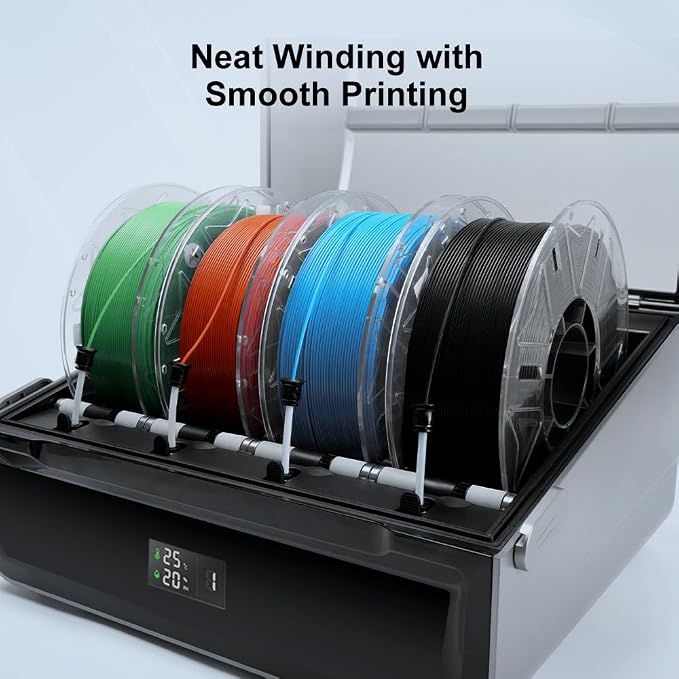 Creality Hyper PLA Filament 1.75mm, RFID 3D Printer Filament for High Speed 30-600mm/s, PLA Filament Support CFS, Fits for K2 Plus Combo and Most 3D Printers 1kg(2.2lbs)/Spool