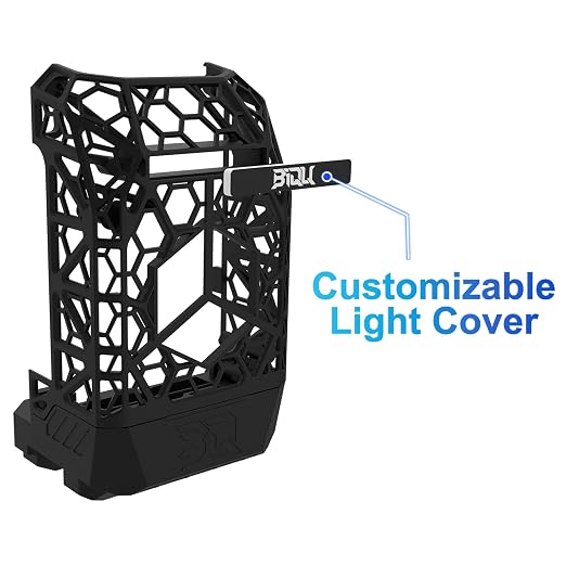 BIQU Panda Jetpack Nylon Printhead Front Cover + Cooling Fan Duct for Bambu-Lab P1/X1 3D Printers, Lightweight High Positioning Accuracy Fully Suitable for Panda Revo/Flow