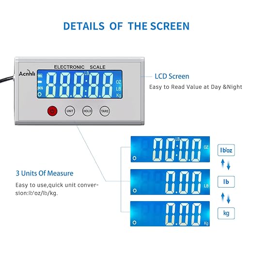 Digital Shipping Scale, 440lb Heavy Duty Stainless Steel Postal Scale for Packages, Mailing,Ideal for Home, Office, Warehouse & Shipping Business, Includes Manual & Adapter