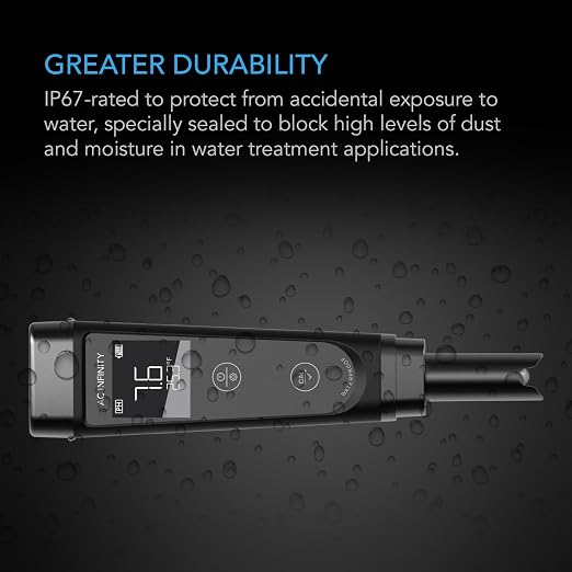 AC Infinity pH Meter Kit, High Precision Digital pH Pen with ±0.1 pH Accuracy, Nutrient Test pH Meter for Water Hydroponics Plants, Gardening, Aquariums, Swimming Pools
