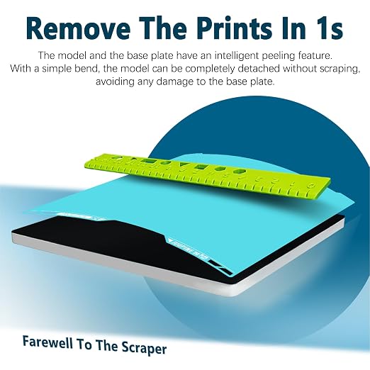 Glacier Cool Plate with QR Code for Bambu Lab A2L H2C Build Plate 335x325mm,High Adhesion at Low Temp Reduced &Thermal Stress for Bambu Lab H2C Plate Spring Steel Easy Release H2C Cold Plate