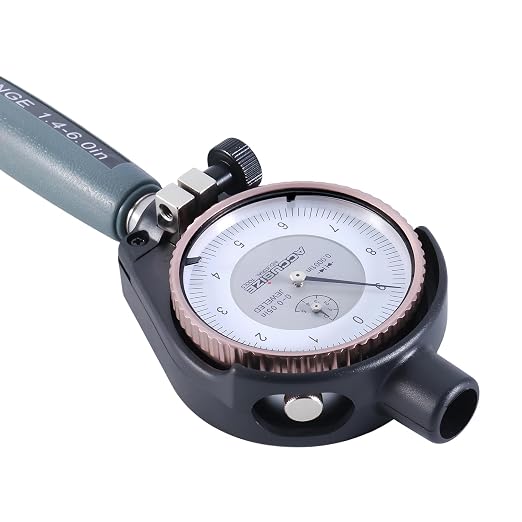 Accusize Dial Bore Gauge Set, 1.4-6 in Range, 0.0001 in Grad. | AGD Group 2 Indicator, 0-0.05 in Dial, Carbide-Tipped Contacts, 15 Anvils, 4 Spacers, EE20-2416