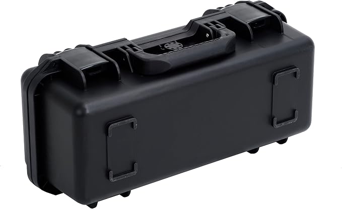 MEIJIA Premium Waterproof Hard Camera Case,Hard Case with customizable fit foam,Full Protection with Light&Convenient Design,Elegant Black (18.3"x8.4"x6.7")