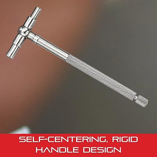 Starrett Telescoping Gage, Self-Centering with Two Arms - Ideal for Determining True Size of Holes, Slots and Recesses - 3/4" - 1-1/4" Range, 2-3/8" Handle Length - 579C
