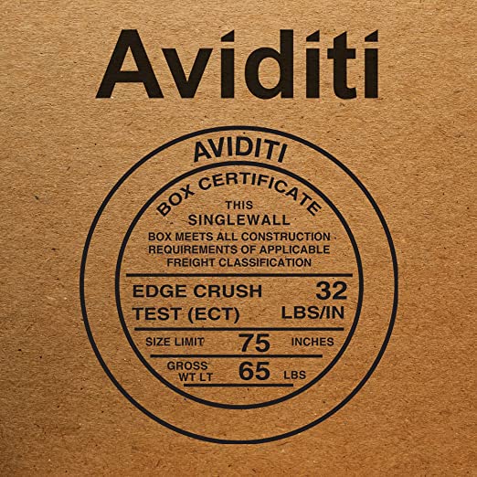 Box USA AVIDITI Shipping Cardboard Sheets 18"L x 12"W, 50-Pack | Corrugated Sheets for Packing, Moving and Storage Supplies,Kraft'