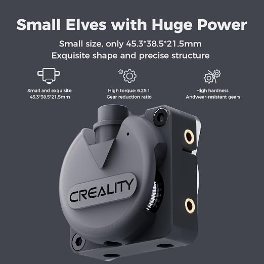 Creality Ender 5 Max Extruder, Official Ender 5 Max Extrusion Kit Direct Drive Extruder Dual Gear Smooth Feeding High Speed Printing Extruder Also for Original Version K1/K1 Max