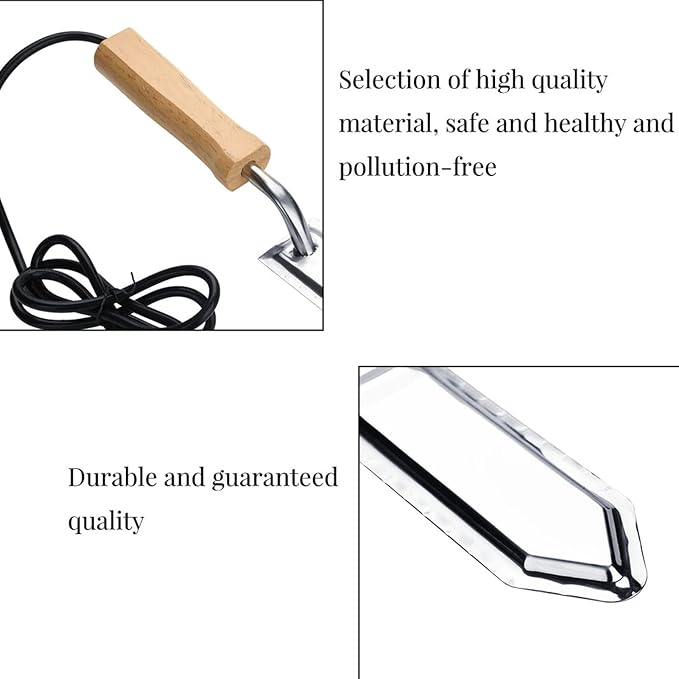 GLOGLOW Beekeeper Honey Tool, Electric Uncapping Knife Honey Cutter Scraper Bee Extractor Beekeeping Tools Honeycomb Cutter Honey Cutting Knife
