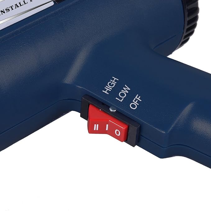 1800W Industrial Heat Gun With Digital Temperature Gauge ((2 attachments and Tint Tool Kit))