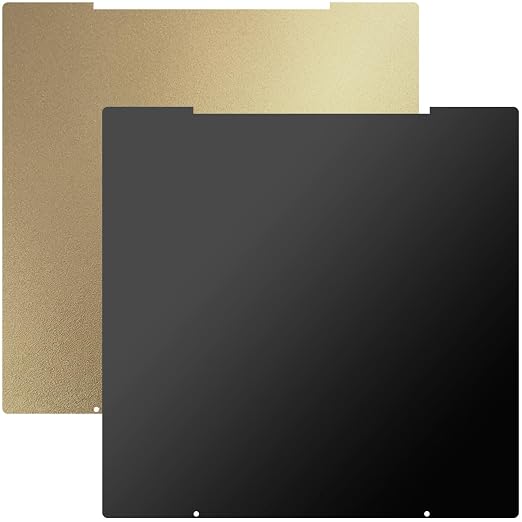 Upgraded Prusa Core One Build Plate Smooth & Textured PEI Sheet 100% Imported Thicker PEI Film 254x241mm Flexible Spring Steel Bed for Prusa i3 MK3s MK4 MK2 MK52 MK3 MK3S MK4 MK3S+ 3D Printer.