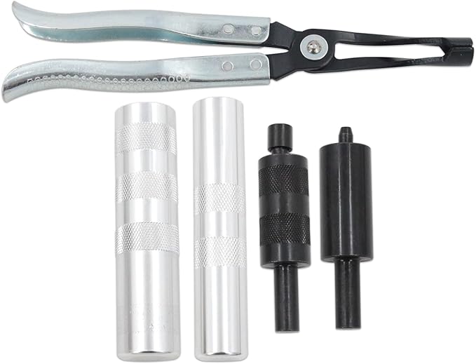 36050 & HW0107 Valve Tool Set – Valve Keeper Remover/Installer + Valve Seal Pliers, Fits Toyota 4-Cylinder & Chrysler New World Engines (4.5-7.5mm/5/16"-3/8" Valve Stems)