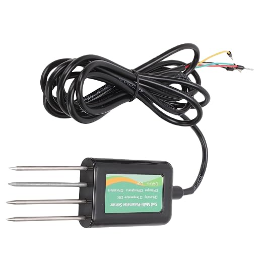 8 in 1 Soil Tester, Soil Sensor Temperature Humidity EC PH NPK Salinity Detector Tester Meter, for Greenhouse, Irrigation, Support for RS485