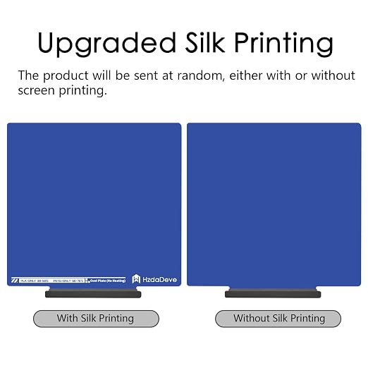 HzdaDeve Upgraded Cool Plate with Handle for AD5X/5M/5M Pro Cold Low Temperature Build Plate Double Sided Smooth Board Sheet Bed PEI Platform for FLASHFORGE 3D Printer (No Heating/No Glue Required)