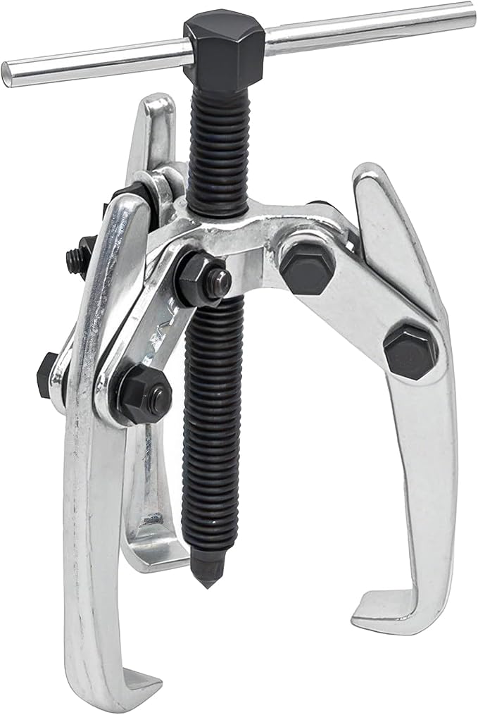 3 Jaw 3in/80mm Universal Bearing Gear Pullers Heavy Duty Extractor Tool,High Carbon Steel Puller,Adjuestable Removal Kit Type for Bearings/Flywheels/Pulleys Remove