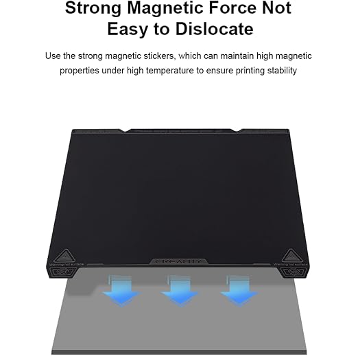 Creality K1 Smooth PEI Build Plate Kit, Flexible Spring Steel Platform with Smooth PEI Surface and Magnetic Base Sheet Kit for K1, Ender 3 S1/Pro, Ender 5 S1 3D Printer 235x235mm