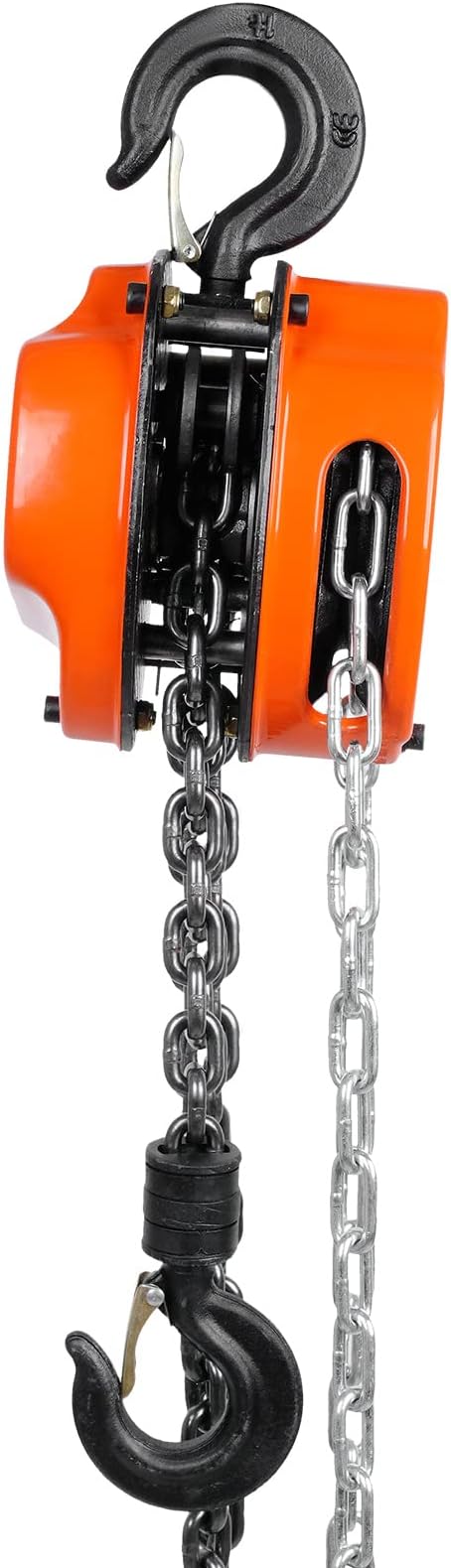 VEVOR Hand Chain Hoist, 1 Ton 2200 lbs Capacity 20 FT Come Along, G80 Galvanized Carbon Steel with Double-Pawl Brake, Auto Chain Leading & 360° Rotation Hook, for Garage Factory Dock