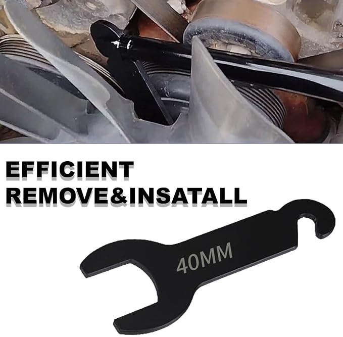 Pneumatic Fan Clutch Wrench Kit – 8PCS Pneumatic Fan Clutch Wrench, Compatible with Ford, GM, Chrysler, Jeep – Durable Steel with Storage Case, Includes Gloves
