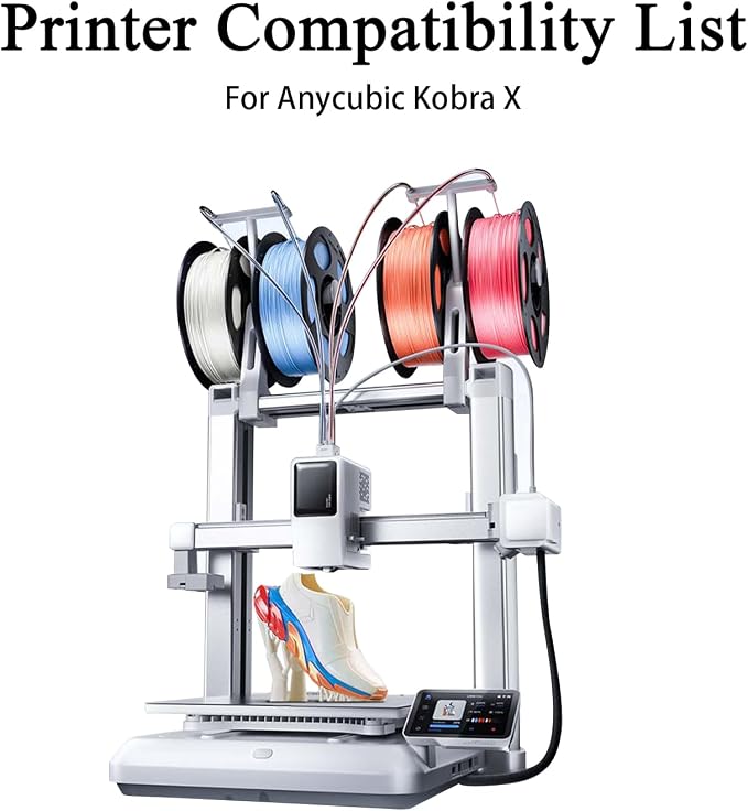 0.4MM Kobra X Hotend Heating Assembly Kit Print Head Extruder for Anycubic | Durable Hardened Steel Nozzle, Heat-Resistant 300°C, Leak-Free Integrated Design, 500 mm/s High-Speed, Precision Extrusion
