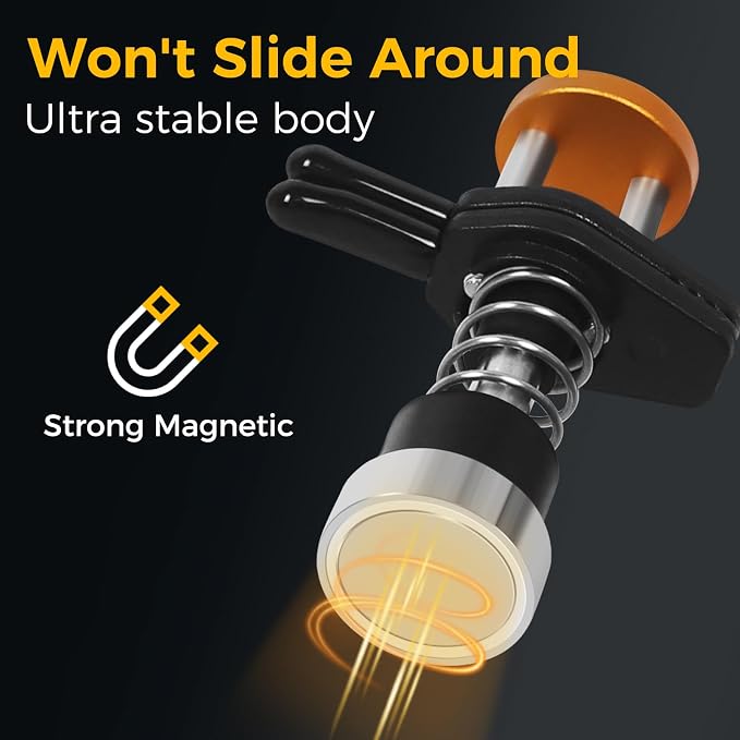 NOEVSBIG Magnetic Helping Hands Clamp Metal Adjustable Third Hand Stand | Soldering Holder For Small Electronics, Hobby DIY Craft, PCB Repair, Precise Work, Exclusive Dual-Head Ultra-Grip