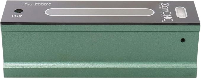 Accusize Industrial Tools 6 inch Professional Master Precision Level in Fitted Box, Accuracy 0.0002''/10'', S908-C606 | 0.0002"/10" Accuracy, V-Grooved Base, Cross Test Vial, Cast Iron, B: 1.830", C: 1.574", D: 1.732", S908-C606