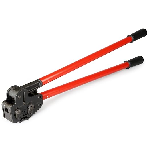 IDL Packaging Teknika MUL-381 Heavy Duty Sealer for PET/PP Strapping, 3/4" Strap Width