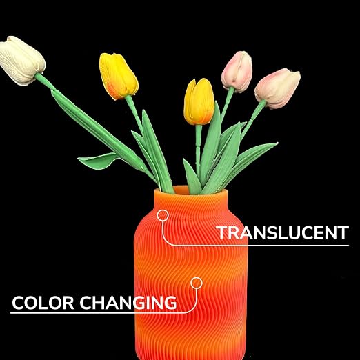Polymaker Panchroma PLA Filament 1kg, Gradient 3D Printing Filament 1.75mm | Crystal Carnelian, Neatly Wound PLA for Easy Print & Smooth Feeding. Compatible with Bambu Lab & Most 3D Printers