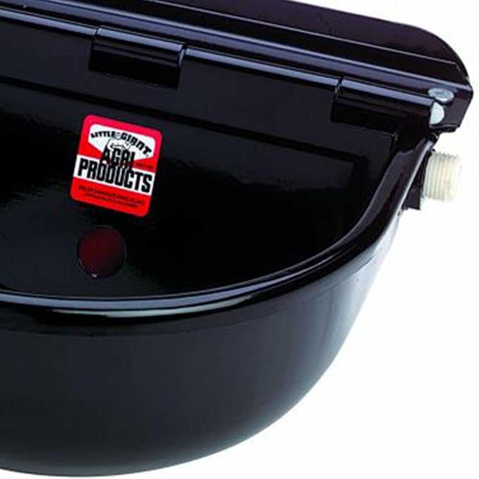 Little Giant 88ESW Steel All Purpose Automatic Stock Waterer, Black (2 Pack)