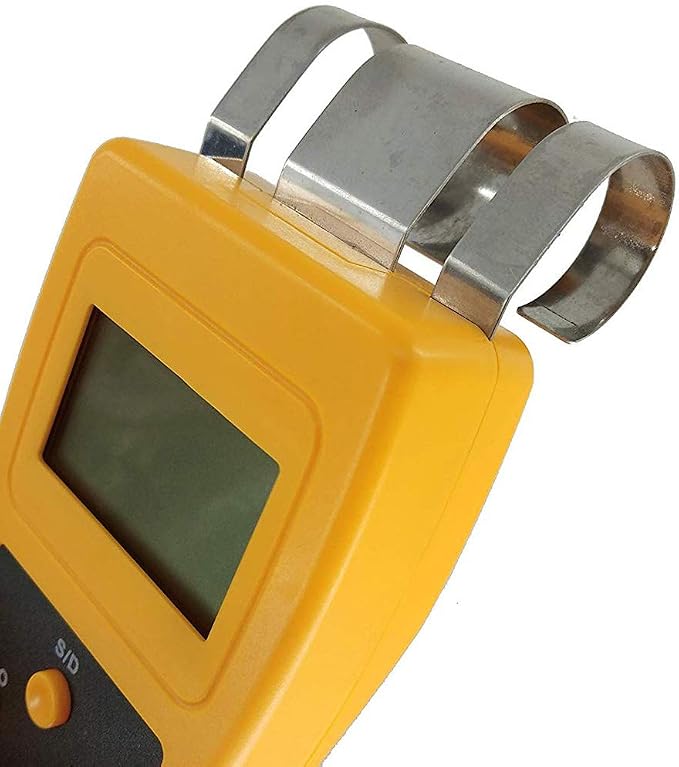 Concrete Moisture Meter Tester Walls Tiles Ground Floor Gypsum Board Marble Mud Cement Glass Brick Moisture Meter Analyzer with Measuring Range 0 to 50%