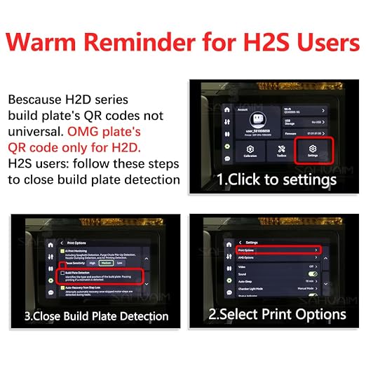 for bambulab H2D/H2S printplate, Cold Plate OMG Plate 350 x 320 mm Supertack Build Plate PEI Cool Plate Dual Head Printing 3D Printer H2D ACE Pro Printing Platform
