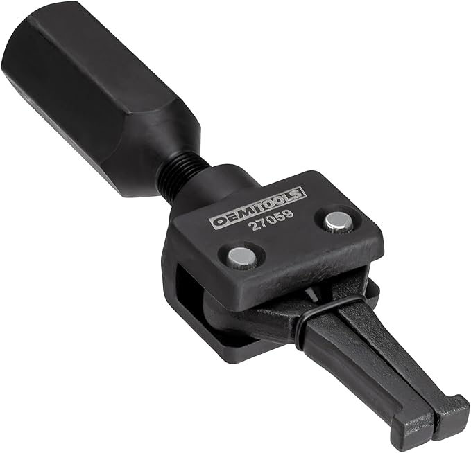 OEMTOOLS 27059 Pilot Bearing Puller Attachment For Slide Hammer, 2-Jaw Puller Pilot Bearing Removal Tool, Fits 5/8 x 18, 3/4 x 16 Thread Rods, Slide Hammer Extension Compatible With OEMTOOLS 27033