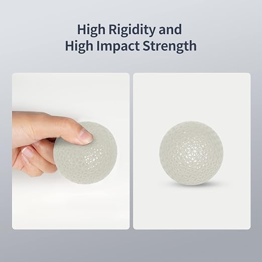 ANYCUBIC Tough Resin 2.0, 3D Printer Resin with Upgraded High Toughness and High Precision, 365-405nm Fast Curing 3D Resin for 4K 8K LCD/DLP/SLA 3D Printing (Clear, 1kg)