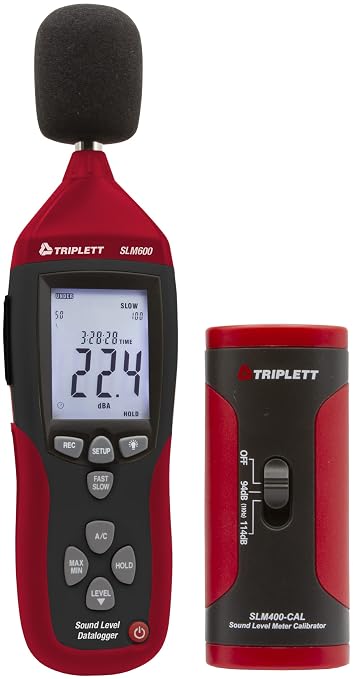 Triplett SLM600-KIT-NIST Sound Level Datalogger Kit with Calibrator with Certificate of Calibration to NIST