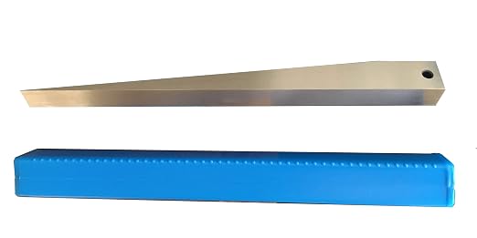 Precision Wedge Gap Feeler Gauge with High-Contrast Markings, Stainless Steel Taper Gauge for Automotive Repair & Metalworking - Easy-Read Scale Design, Clear Numerical Identification (1-15mm)