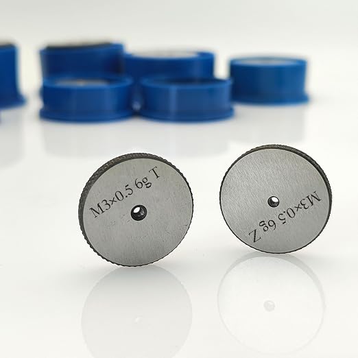 Tools Thread Ring Gauge M3-0.5 6g, for External Thread with NOT GO Side and GO Side，Two Piece