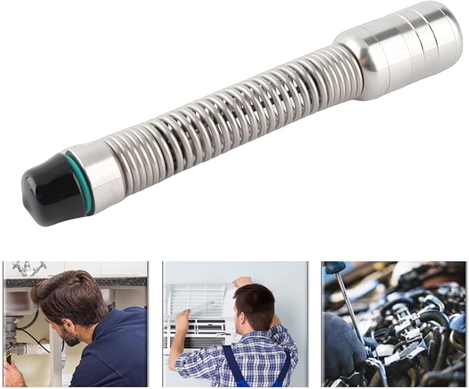 23mm Sewer Inspection Camera Head Professional IP68 Water- 15mm Thread Diameter Pipe Drain Endoscope Camera Accessory with 12 LED Lights for Plumbing Pipe Inspection