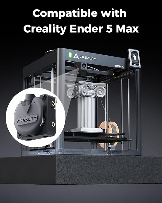 Creality Official Ender 5 Max Extruder, 80N Strong Extrusion Force & Dual Gear Design Provide Smooth and Precise Feeding, Compatible with Creality Ender 5 Max 3D Printer