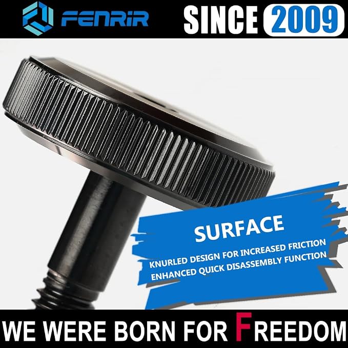 FENRIR Motorcycle Saddlebag Locks Security Bolt Knobs Fasteners Hardware Kit 304 Stainless Steel For Harley Davidson 1993-Now Touring Electra Glide Road Glide Road King Street Glide Ultra Limited