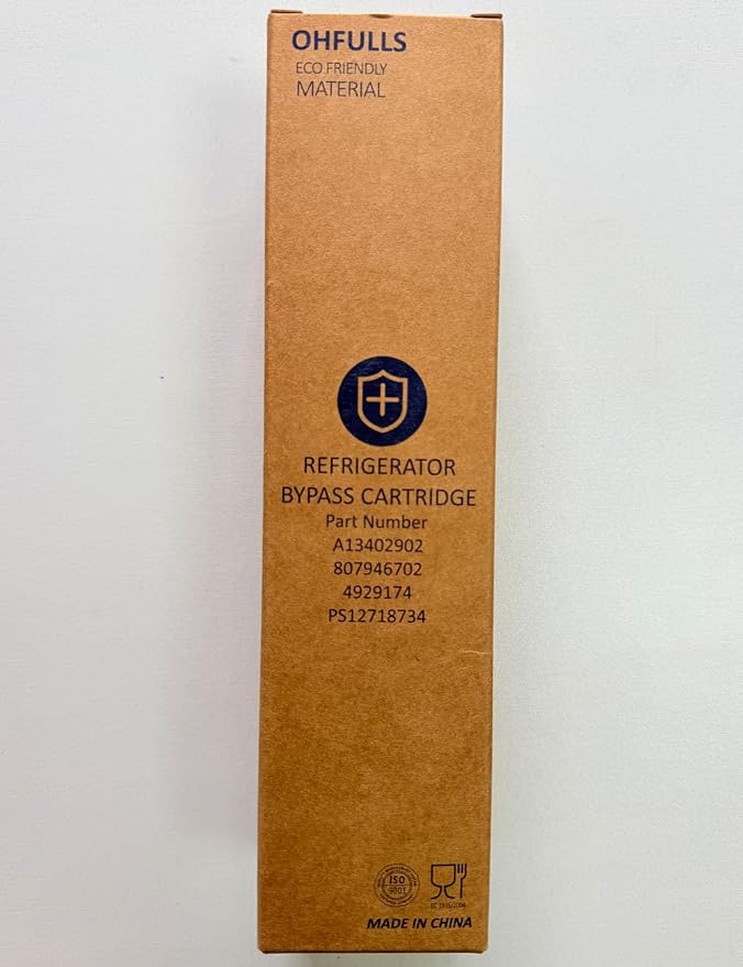 A13402902 Water Filter Bypass Plug, Replacement for Frigidaire Part Number A13402902, 807946702, 4929174, PS12718734, 1-Pack