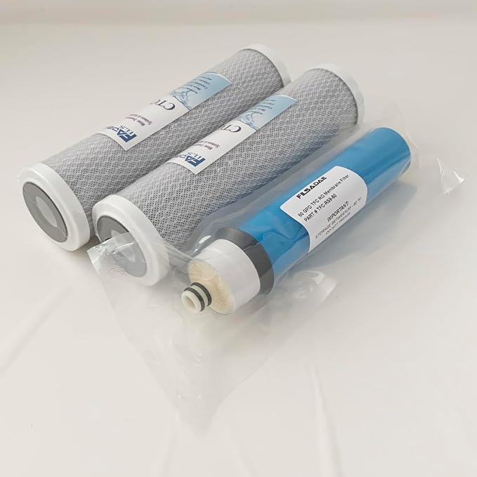 Replacement Filters Sets With Membrane(TFC-RS9-50) Only Compatible With Rainsoft UF50, UF50T, UF50N Models, BUT DOES NOT FIT ULTREFINER II