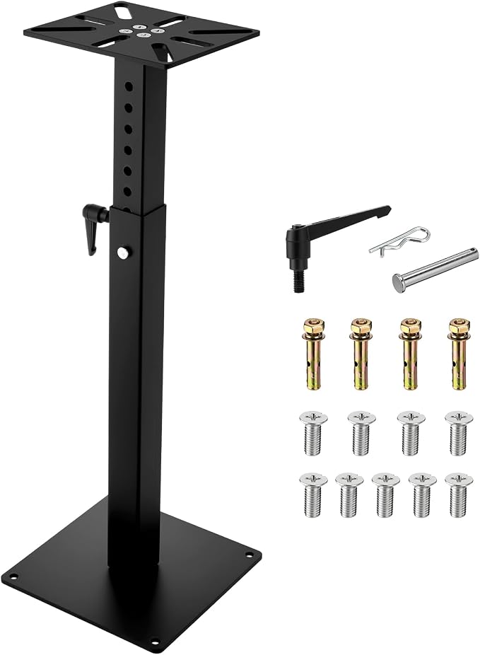 SPARKWHIZ Bench Grinder Stand Heavy-Duty, Adjustment Bench Grinder Mount Compatible with Most Bench Grinders and Vises