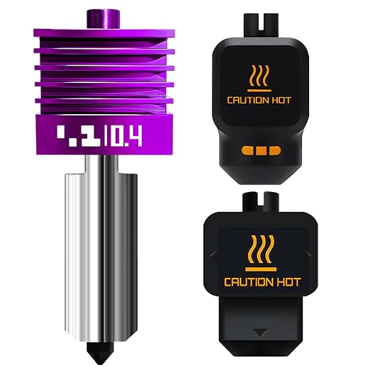 MPVD™ Hotend for Bambu Lab X2D P2S H2D H2S H2C A1 A1mini Nozzle Upgrade Nano-Coating Anti-Stick Filamant High Hardness 2800HV for Bambu lab P2S Nozzle Anti-Clog H2D Nozzle Bamboo 3D Printer
