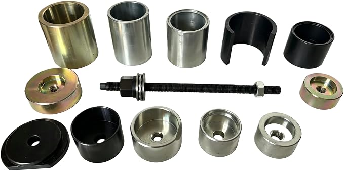 Silent Bearing Puller Set Dent Puller Kit | Differential Rear Axle Bush Tools, Mount Bushing Kit, Compatible with BMW E36, E38/39, E60/61, E31,E90/91