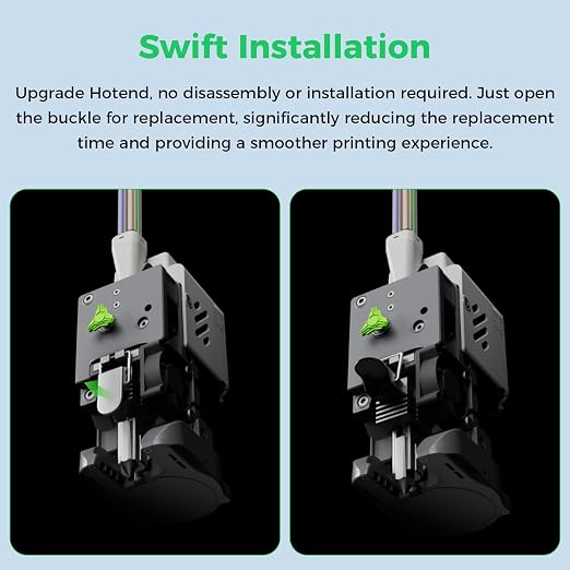 Creality Official SPARKX i7 Hotend,0.4mm Original All Metal Integrated Extruder Hot End, 300℃ High Temperature Resistance, 3D Printer Heating Block Replacement Accessory for i7 Combo
